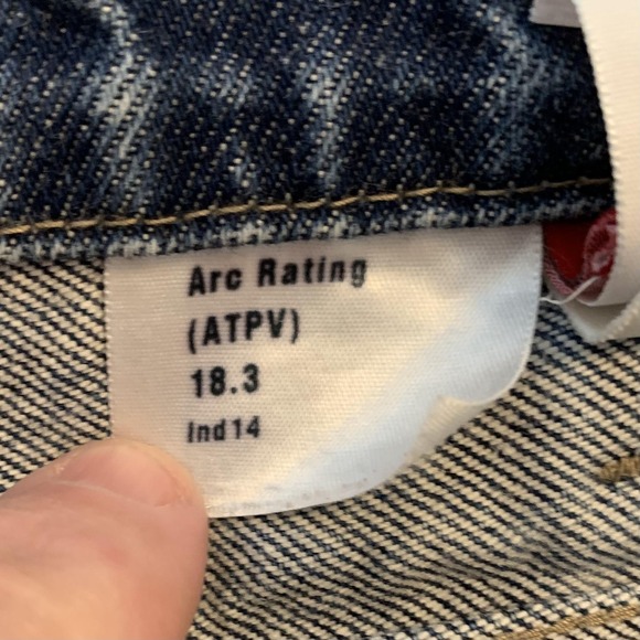 Dickies FR Jeans Mens 31x30 Blue Indura Westex HRC 2 Flame Resistant Carpenter - Picture 4 of 16